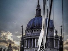 DSCF1548  St Paul's Cathedral : st Paul's & reflection