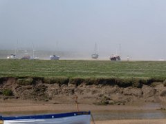 P1000609 : Wells-next-the-Sea, fog, mist, sea mist, sea-mist curling in from sea
