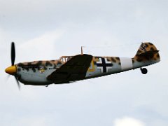 DSC7817  [c]JOHN HUTCHISON : G-AWHR, Messerschmitt BF 109, Old Buckenham 2021, The Buchon is essentially a Rol